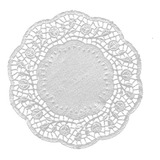 Pacote Com 250 Papéis Rendados paper Doilies 16 5cm Branco