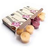 Pacote Com 3 Velas Tealight Da Apple (18 Luzes De Chá Altamente Perfumadas) – Colheita De Maçã, Maçã Caramelo, Tarde De Maçã – Feito Com óleos De Fragrância Natural – Coleção De Padaria E Frutas