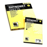 Pacote Com 50 Folhas Lixa P400 D agua Rhynowet Plus Indasa