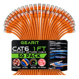 Pacote Com 50 Gearit Cabo Ethernet Cat 6 Cat6 Snagless Pat