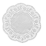 Pacote Com 50 Papéis Rendados paper Doilies 11 5cm Branco