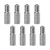 Pacote Com 8 Extensões De Haste De Tampas De Válvula Extensores De Válvula De Pneu De Latão De 27 Mm Adaptadores De Roda Angular Para Carro Caminhão Van Caravana Motocicleta E Bicicleta