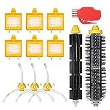 Pacote De 12 Kit De Acessórios De Reposição Para IRobot Roomba 700 Series 700 760 770 780 790 Aspirador Escova De Cerdas Escova Flexível Escovas Laterais Filtro HEPA Ferramenta De Limpe