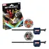Pacote De 2 Beyblade X Marvel Man 4-80b Versus Thanos 4-60p, Cor Vermelha