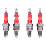 Pacote De 4 Velas De Ignição Racing 3 Electrode A7tc Para 50
