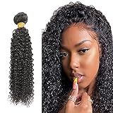 Pacote De Cabelo Humano Cacheado Brasileiro Remy Cacheado Cabelo Humano Cabelo único Cabelo Preto Natural Para Mulheres Cabelo Molhado E Ondulado Grau 8a Cabelo Virgem Não Processado 50 Cm