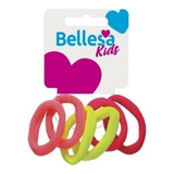 Pacote De Elástico De Cabelo Sortidos C 72 Un Bellesa Kids