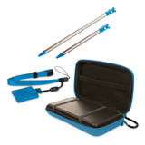 Pacote De Estojos Para Nintendo 3ds 4 Em 1 Dreamgear Azul