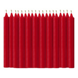 Pacote De Velas Palito 10 Velas Brancas 18cm 100 Parafina