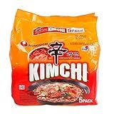 Pacote Lamen Coreano Kimchi Super Apimentado Nongshim Kpop Miojo 5 Unidades