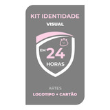 Pacote Logo Logotipo Marca Dágua Cartão Visitas Digital Kit