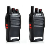Pacote X2 Transmissor De Rádios Walkie Talkie Bf 777s Baofeng Color Black