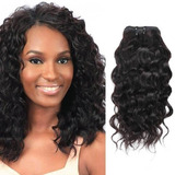 Pacotes De Cabelo Humano Ondulado Brasileiro 150g 30cm Preto
