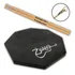 Pad Estudo Bateria Percussão 20cm Ou 8 Polegadas Zaidan s Com Par Baquetas Vanguarda 6a Spanking