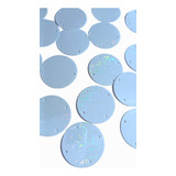 Paete Branco Holográfico 4 Furos 30mm Pacote Com 50 Gramas