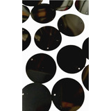 Paete Preto Brilhante 30mm Pacote Com 50 Gramas