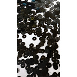 Paete Preto Brilhante 6 Mm Pacote Com 50 Gramas