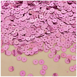 Paetê Redondo P Artesanato Rosa Metalizado 8mm 1000pçs