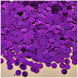 Paetê Redondo P Artesanato Roxo Metalizado 6mm 1000pçs