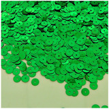 Paetê Redondo P Artesanato Verde Metalizado 4mm 1000pçs