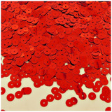 Paetê Redondo P Artesanato Vermelho Metalizado 8mm 1000pçs