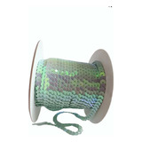 Paete Verde Claro Furtacor 6mm Fio Galão Rolo Com 45 Metros