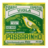 Paganini Jogo De Corda Passarinho Viola