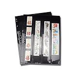 Páginas De Carimbos Para Fichário De álbum 10 Folhas 4 Bolsos Verticais Páginas Para Selos De Colecionadores Pacote Profissional Vertical 4 