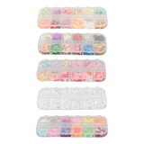 Paillette De Lantejoulas Nail Art Flake 60 Grids Mixed Thin