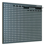 Painel Aço Ferramentas Kit 24 Ganchos Plásticos Presto 40414 Cor Preto