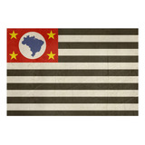 Painel Adesivo Bandeira Estado De São Paulo 1690pnp