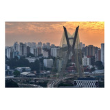 Painel Adesivo De Parede São Paulo Cidade 1801pnp