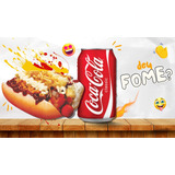 Painel Adesivo Hot Dog Cachorro Quente Trailer Carrinho