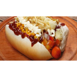 Painel Adesivo Hot Dog Cachorro Quente Trailer Carrinho