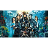 Painel Banner Para Festa Piratas Do Caribe Pirata 1,50x1