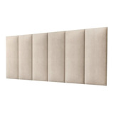 Painel Cabeceira Cama Casal Box Estofada Quarto Várias Cores