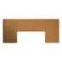 Painel Cabeceira Ripada Quarto Casal Mdf 247cm Cor Nature