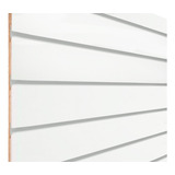 Painel Canaletado 90x60 Branco 18mm Canaletas De Pvc Branco