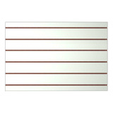 Painel Canaletado Branco 90cmx60cm Mdf 18mm