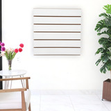 Painel Canaletado Em Mdf 0 61 X 0 61m Branco