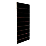 Painel Canaletado Em Mdf 0 90 X 0 45cm Preto