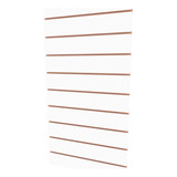 Painel Canaletado Expositor Mdf Branco Altura 120 Comp 60