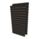 Painel Canaletado Preto Altura 180 Cm Comp 90 Cm