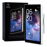 Painel Central Inteligente Ekaza Wifi Hub Zigbee Touch Tuya Smart Life Alexa 110v 220v Preto E Branco