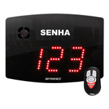 Painel Chama Senha Digital Gptronics Sem Fio Controle Sem Fio Wi