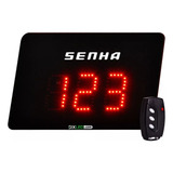 Painel Chamador De Senha Digital Led 3 Dígitos Barato