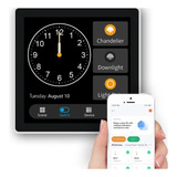 Painel Controle Casa Smart Interruptor Zigbee Tuya Touch 4