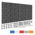 Painel De Ferramentas Organizador Plastico Ajustável 118x69