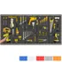Painel De Ferramentas Organizador Plastico Ajustável 148x68