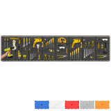 Painel De Ferramentas Organizador Plastico Ajustável 236x52